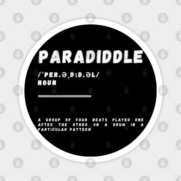 Word Paradiddle Magnet by Ralen11_